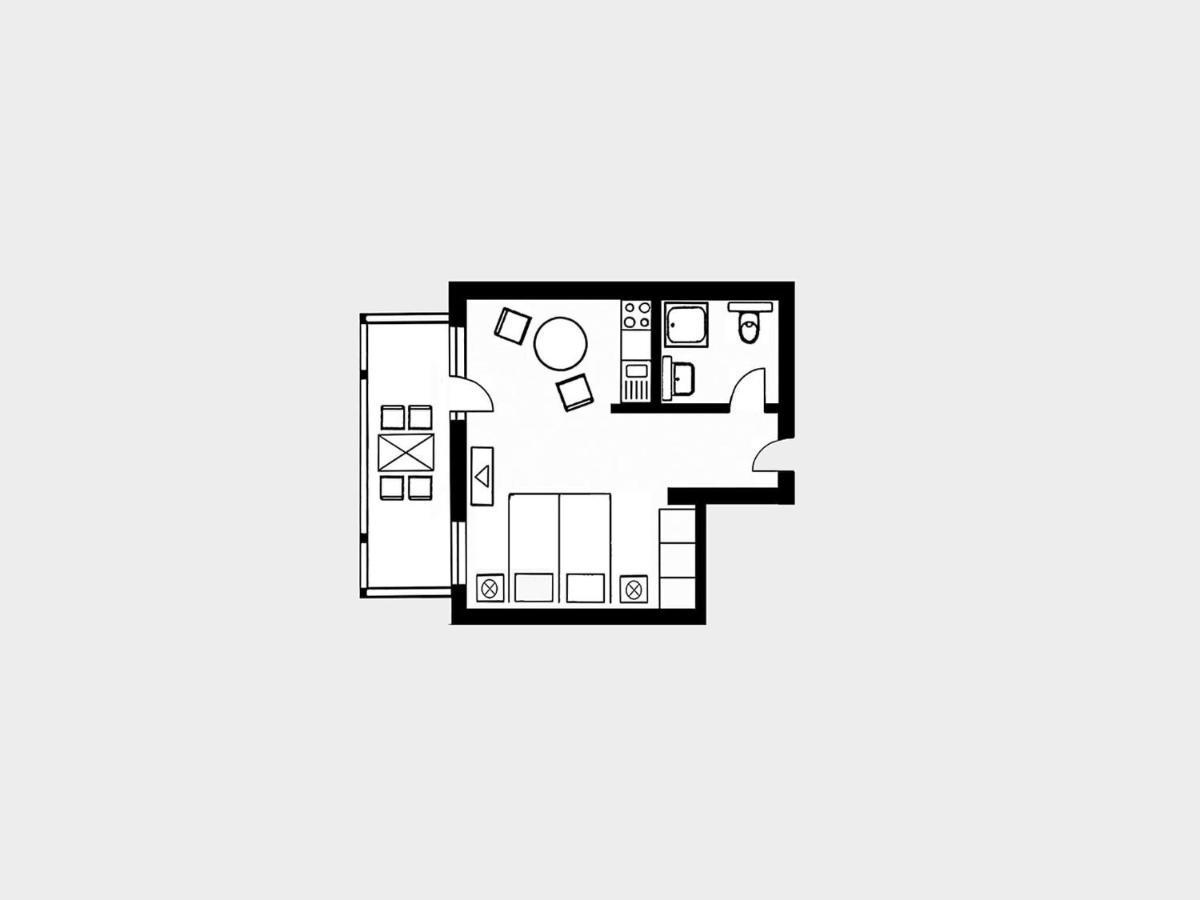 Strandvillen Binz - 1-Raum-Ferienwohnung Mit Balkon Sv-554 Dış mekan fotoğraf